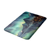 Aangepaste tekst Aurora Borealis Badmat (Gekanteld)