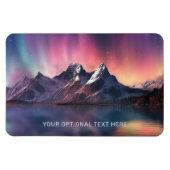 Aangepaste tekst Aurora Borealis Magneet (Horizontaal)