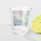 Aangepaste tekst Aurora Borealis Shot Glas (Achterkant)
