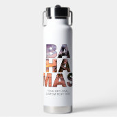 Aangepaste tekst BAHAMAS Waterfles (Voorkant)