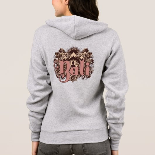 Aangepaste tekst Bali Hoodie (Achterkant)