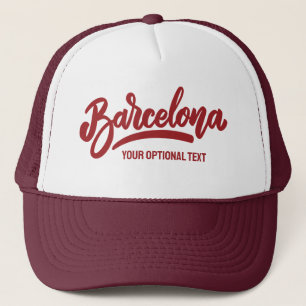 Aangepaste tekst Barcelona Trucker Pet