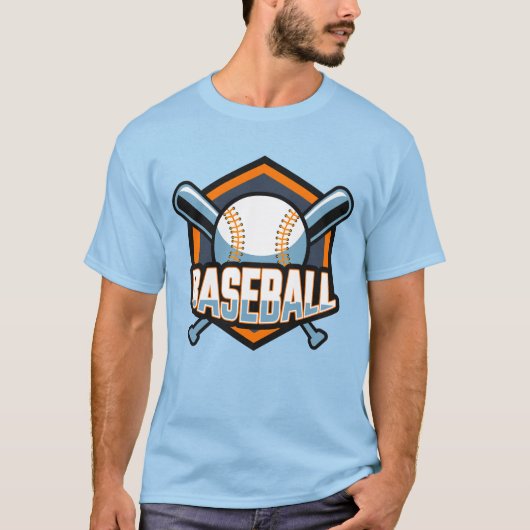 Aangepaste tekst Baseball T-shirt (Voorkant)