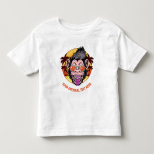 Aangepaste tekst Basis Monkey-kleding Kinder Shirts