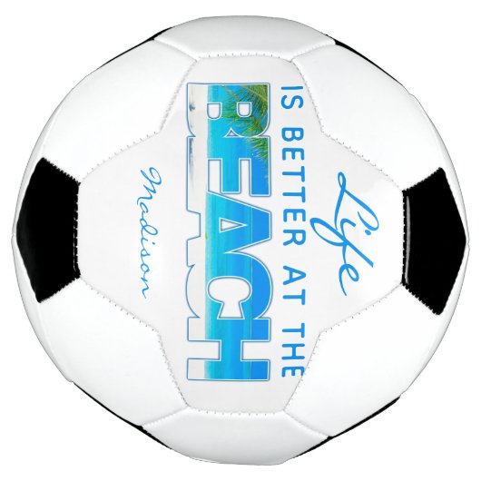 Aangepaste tekst BEACH Voetbal (Gedraaid)