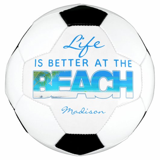 Aangepaste tekst BEACH Voetbal (Voorkant)