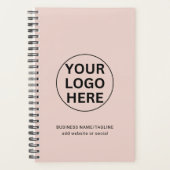 Aangepaste tekst & Bedrijf Logo Promotionele Blush Planner (Voorkant)