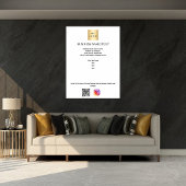 Aangepaste tekst bedrijfs-logo-instagram poster