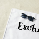 Aangepaste tekst Beeld van de Vrijheid Lady Libert Strandlaken (In situ)