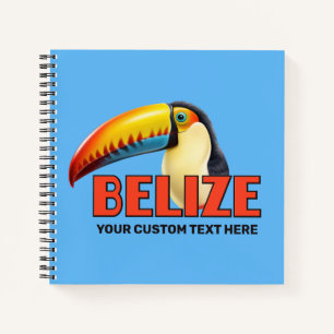 Aangepaste tekst BELIZE Toucan Notitieboek