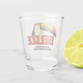 Aangepaste tekst BELIZE Toucan Shot Glas (Achterkant)