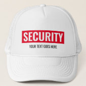 Aangepaste tekst Beveiliging Sjabloon Unisex Women Trucker Pet (Voorkant)