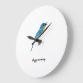 Aangepaste tekst Blue Bird Grote Klok (Hoek)