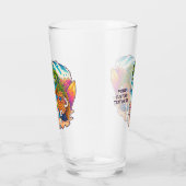 Aangepaste tekst boven ananas glas (Rechts)