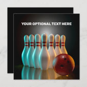 Aangepaste tekst Bowling Strike (Voorkant / Achterkant)