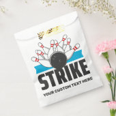 Aangepaste tekst Bowling Strike Bedankzakje (Gezegeld)