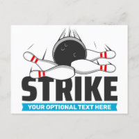 Aangepaste tekst Bowling Strike