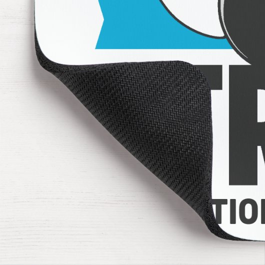 Aangepaste tekst Bowling Strike Muismat (Hoek)