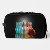 Aangepaste tekst Bowling Strike Toilettasje (Voorkant)