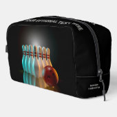 Aangepaste tekst Bowling Strike Toilettasje (Rechterhoek)