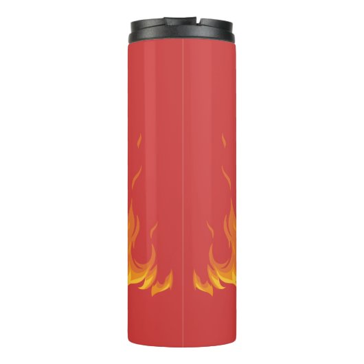 Aangepaste tekst Brandweertumblaar Thermosbeker (Achterkant)