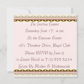 Aangepaste tekst Bridal Shower-uitnodigingen Kaart (Achterkant)