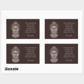 Aangepaste tekst Buddha Quote stickers (Vel)