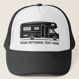 Aangepaste tekst Camper Van Trucker Pet