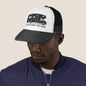 Aangepaste tekst Camper Van Trucker Pet (In situ)
