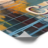 Aangepaste tekst Canada Reizen Poster (Hoek)