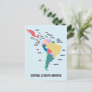 Aangepaste tekst Centraal- en Zuid-Amerika Briefkaart