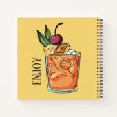Aangepaste tekst Cocktail Recepten Notitieboek (Achterkant)