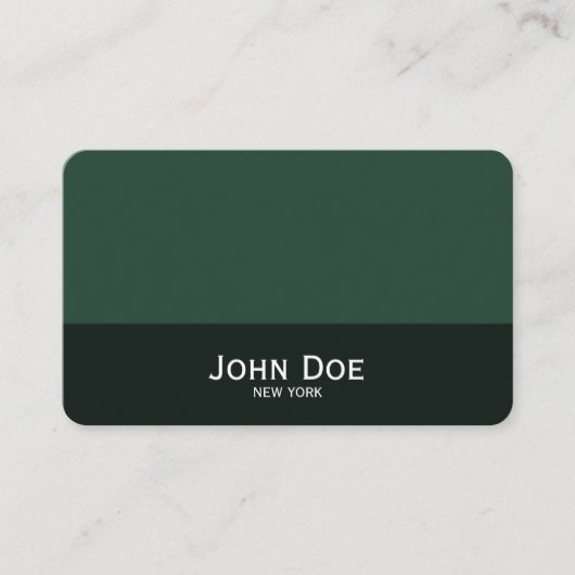 AANGEPASTE TEKST - Creëer Uw eigen minimalist Visitekaartje (Voorkant)