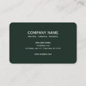 AANGEPASTE TEKST - Creëer Uw eigen minimalist Visitekaartje (Achterkant)