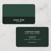 AANGEPASTE TEKST - Creëer Uw eigen minimalist Visitekaartje (Voorkant / Achterkant)