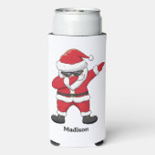 Aangepaste tekst Dabbing Dancing Santa (Seltzer Achterkant)