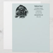 Aangepaste tekst DEADMONTON-papier Briefhoofd (Voorkant / Achterkant)