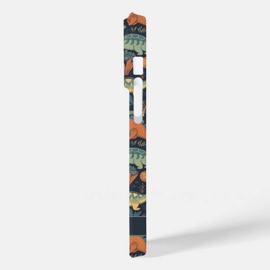 Aangepaste tekst Dinosaurus Patroon Case-Mate iPhone Case (Achterkant / Links)