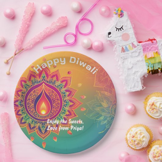 Aangepaste tekst, Diwali Delight Bord (Feest)