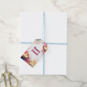 Aangepaste tekst, Diwali Waterverf Light & Celebra Cadeaulabel (Met Touw)