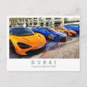 Aangepaste tekst, Dubai, Briefkaart Verenigde Arab (Voorkant)