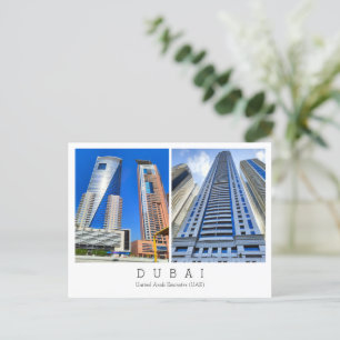 Aangepaste tekst, Dubai, Briefkaart Verenigde Arab
