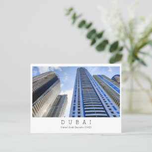 Aangepaste tekst, Dubai, Briefkaart Verenigde Arab