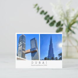 Aangepaste tekst, Dubai, Briefkaart Verenigde Arab