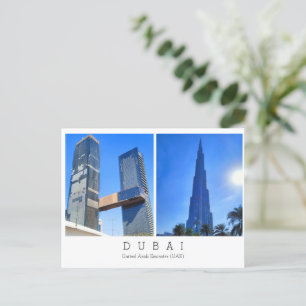 Aangepaste tekst, Dubai, Briefkaart Verenigde Arab