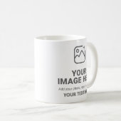 Aangepaste tekst en afbeelding koffiemok (Voorkant rechts)