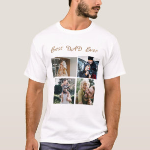 Aangepaste tekst en afbeelding x4 T-shirt