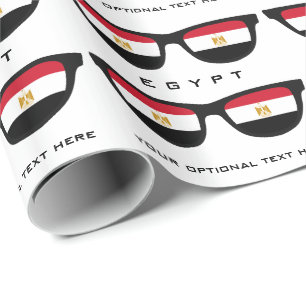 aangepaste tekst en cadeauomslag Egyptische schadu Cadeaupapier