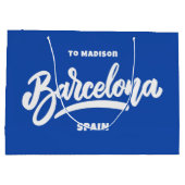Aangepaste tekst en kleur Barcelona Groot Cadeauzakje (Achterkant)