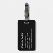 Aangepaste tekst en kleur in Hawaii Home Bagagelabel (Achterkant verticaal)